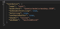 JSON Code Snippet